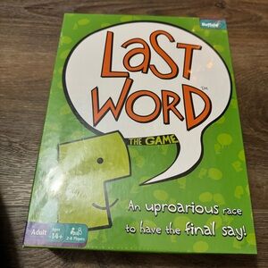 Last Word Board Game New